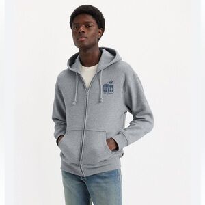 Levi's Men's Western
Logo Relaxed Fit Zip-Up
Sweatshirt - Light Gray new